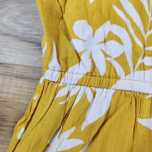 🍑Old Navy Mustard Yellow Adjustable Strap Sleeveless Dress Size 2X - Picture 7 of 12